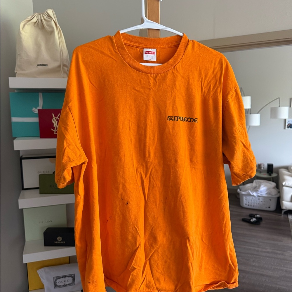 Supreme Worship Tee Orange Men's T-Shirt
